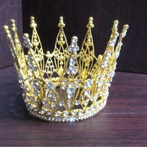 Gold Crystal Crown